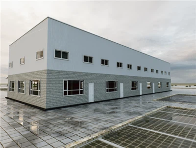 平屋鉄骨倉庫棟